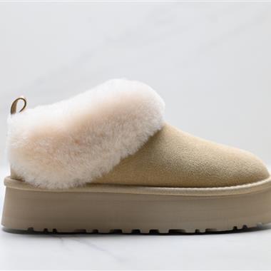 UGG DAKOTA 舒適柔軟時尚 耐磨增高保暖 一腳蹬保暖雪地靴