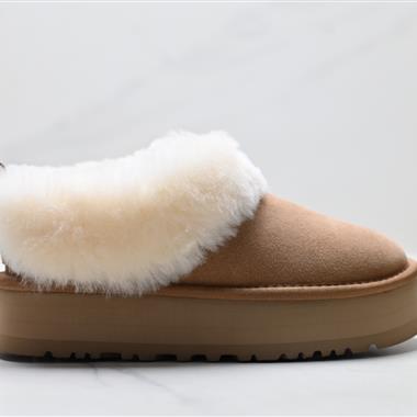 UGG DAKOTA 舒適柔軟時尚 耐磨增高保暖 一腳蹬保暖雪地靴