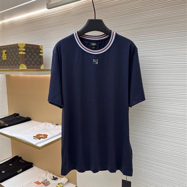 FENDI   2026夏季新款短袖T恤  尺寸偏大