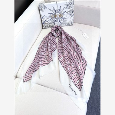 DIOR  2026秋冬新款時尚圍巾 尺寸：140-180