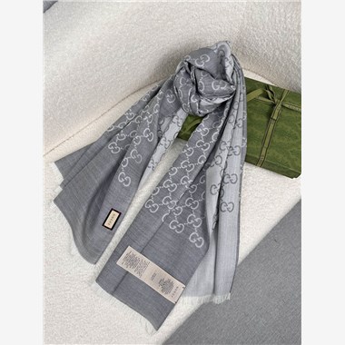 GUCCI   2026秋冬新款時尚圍巾   尺寸：200-80