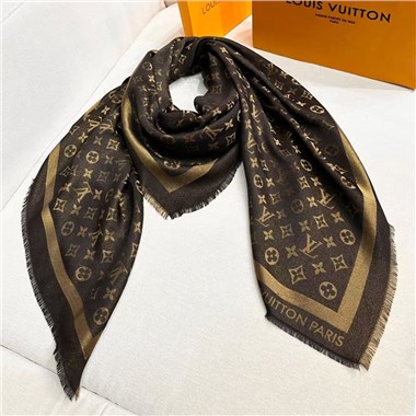 LOUIS VUITTON  2026秋冬新款時尚圍巾   尺寸：140-140