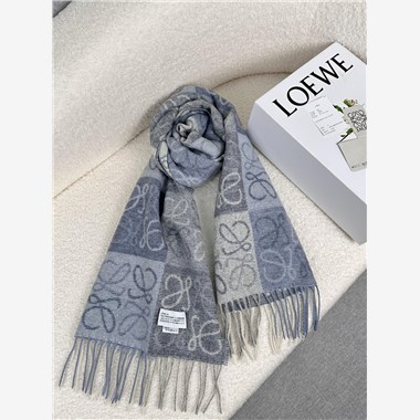 LOEWE  2026秋冬新款時尚圍巾   尺寸：200-38