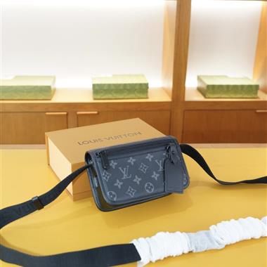 LOUIS VUITTON   2026新款男生時尚包包 尺寸：19x12x6CM