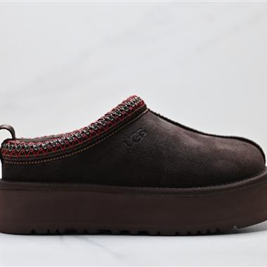 UGG TAZZ 舒適柔軟時尚 民族風一腳蹬保暖雪地靴