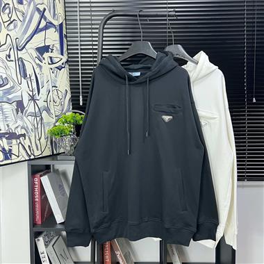 PRADA    2026秋冬新款帽T大學T  尺寸偏大
