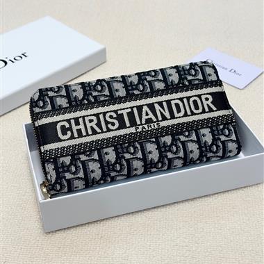 DIOR   2026新款時尚皮夾 尺寸：19*10CM