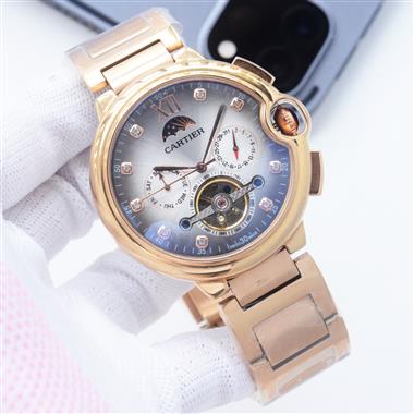Cartier    2026新款時尚休閒手錶    尺寸：44MM