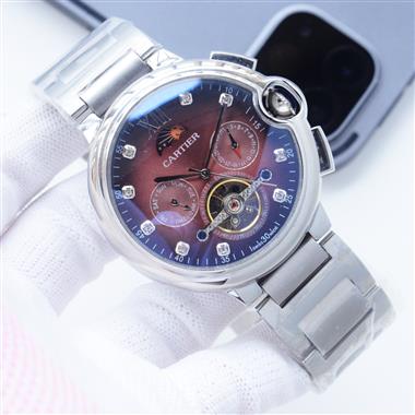 Cartier    2026新款時尚休閒手錶    尺寸：44MM