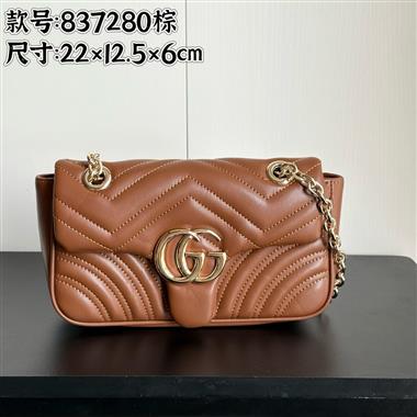 GUCCI   2026新款女生時尚包包   尺寸：22*12.5*6CM