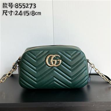 GUCCI   2026新款女生時尚包包   尺寸：24*15*8CM