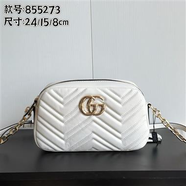 GUCCI   2026新款女生時尚包包   尺寸：24*15*8CM