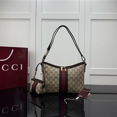 GUCCI   2026新款女生時尚包包   尺寸：25*18*11CM
