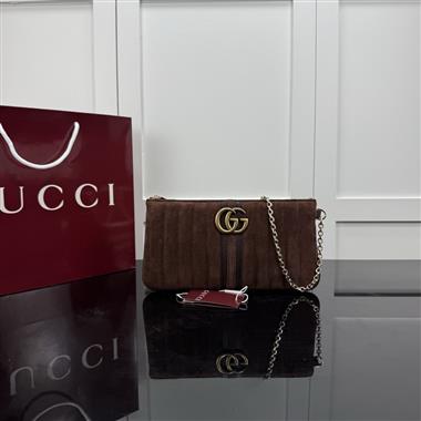 GUCCI   2026新款女生時尚包包   尺寸：26*13*1.5CM