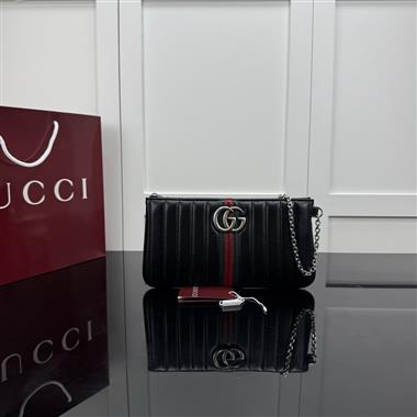 GUCCI   2026新款女生時尚包包   尺寸：26*13*1.5CM