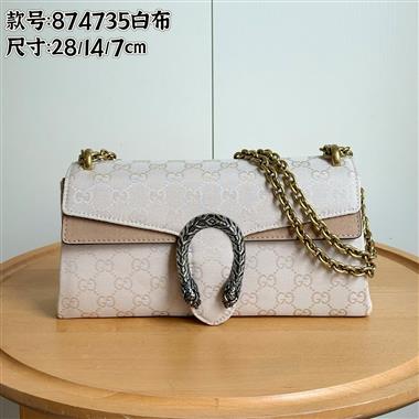 GUCCI   2026新款女生時尚包包   尺寸：28*14*7CM