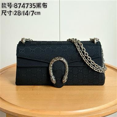 GUCCI   2026新款女生時尚包包   尺寸：28*14*7CM