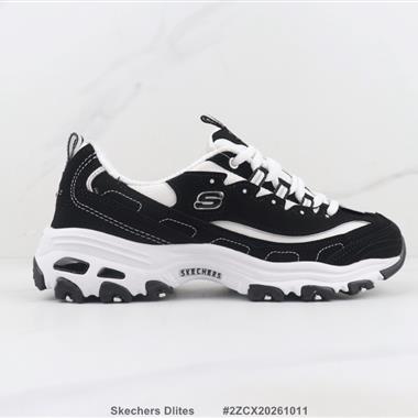 Skechers Dlites 厚底休閒跑步鞋