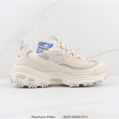Skechers Dlites 厚底休閒跑步鞋
