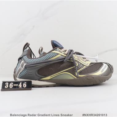 Balenciaga Radar Gradient Lines Sneaker 巴黎世家低幫復古休閒跑步鞋