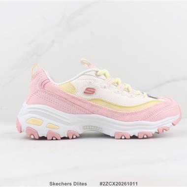 Skechers Dlites 厚底休閒跑步鞋