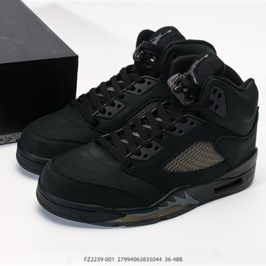 Nkie Air Jordan 5 Retro "Black Cat" AJ5 AJ5減震防滑籃球鞋