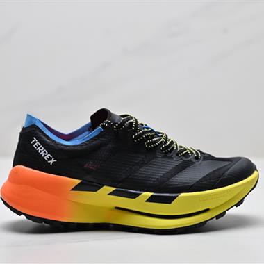 Adidas Terrex Agravic Speed Ultra 2 舒適百搭 低幫馬拉松運動跑步鞋
